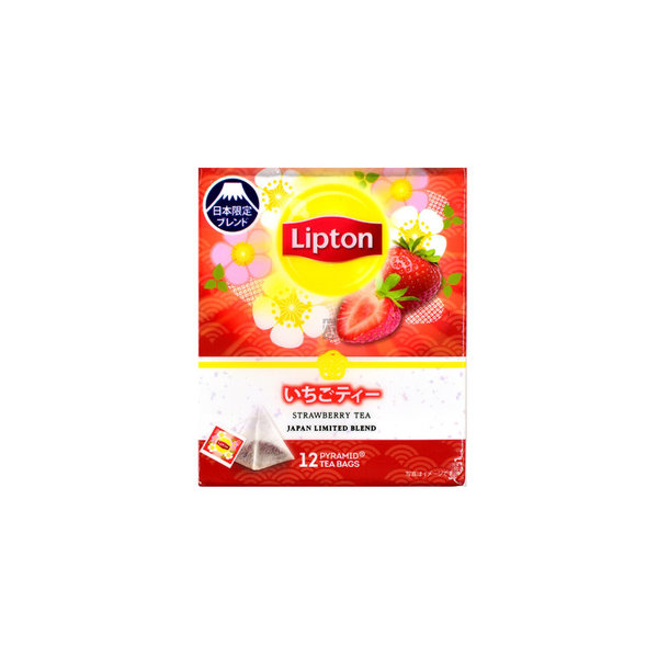 Lipton Limited Flavour Erdbeer Tee Pyramiden Teebeutel 19,2g
