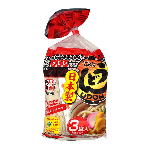 Itsuki Udon Noodles with Soup Seasoning 627g