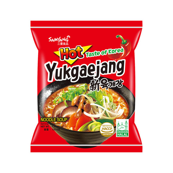 Samyang Hot Yukgaejang 120g (Korean Instant noodle)