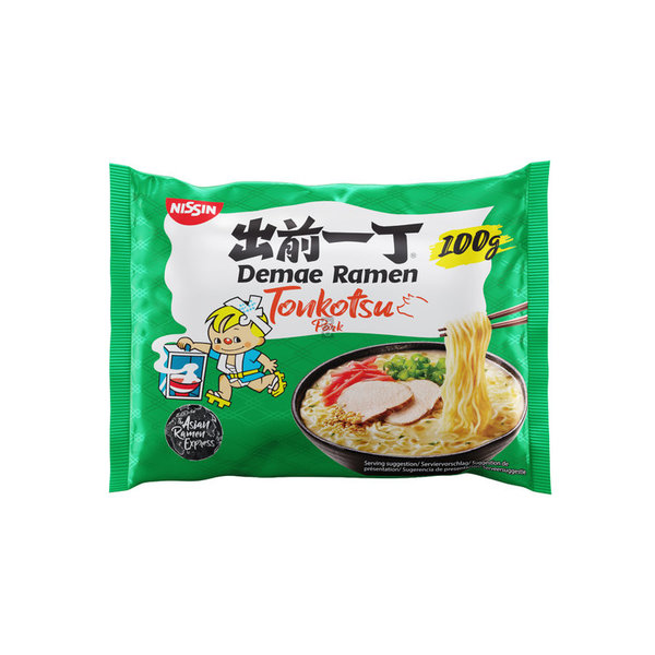 Nissin Demae Ramen Tonkotsu Flavour 100g (Ramen noodle)