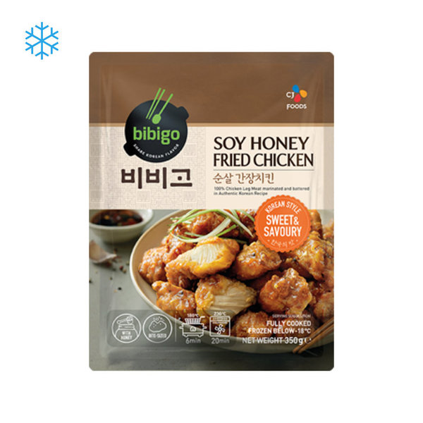 Bibigo Korean Style Fried Chicken Sojasauce & Honig 350g