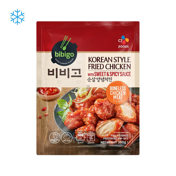Bibigo Korean Style Fried Chicken Sweet & Spicy 350g