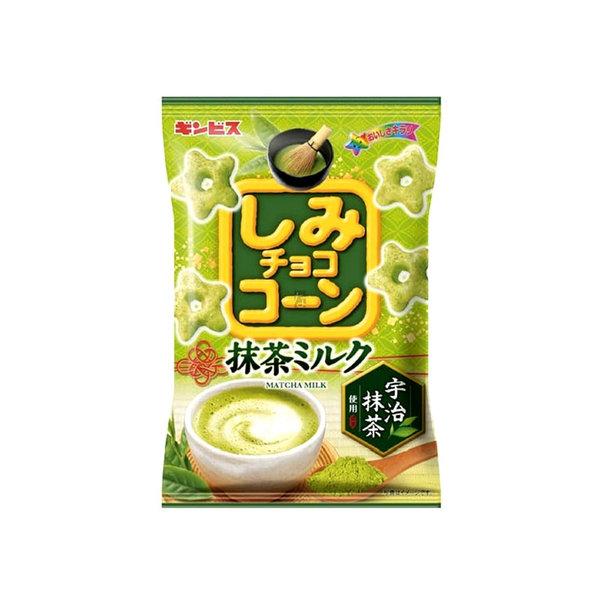 Ginbis Shimi Choco Corn Matcha Milk Snack 55g