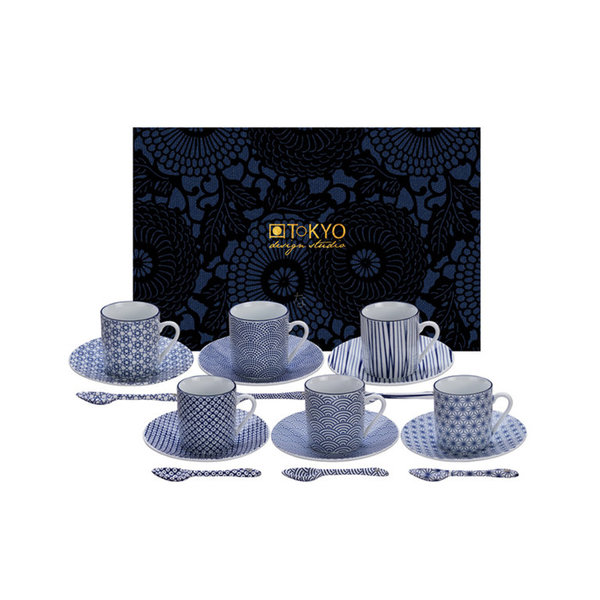 Nippon Blue Espressotasse Geschenkset 18 Teile