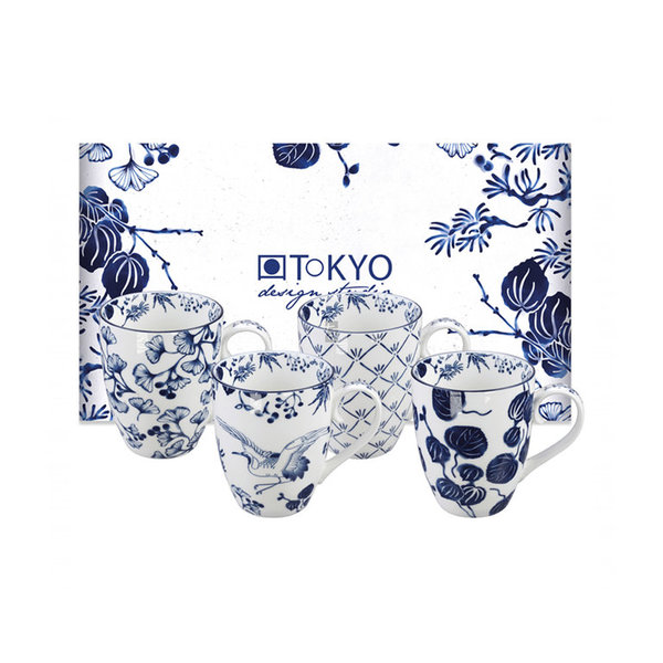 Flora Japonica Mug Gift set 4pcs 380ml