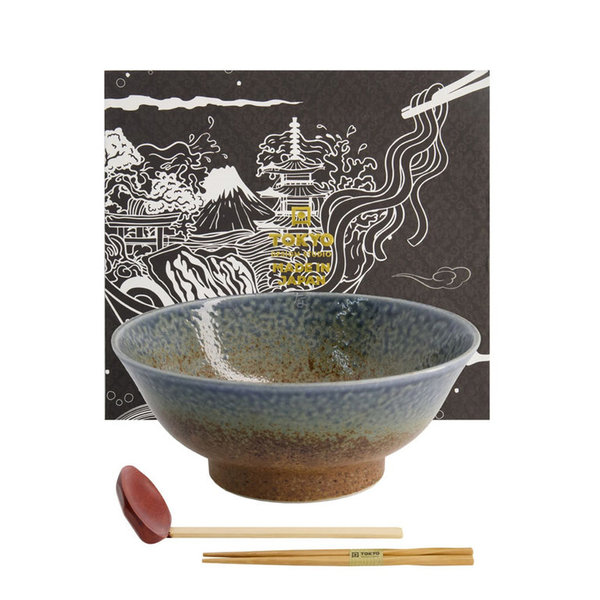 Ramen Bowl Gift set (Sunachi Ainagashi) 1250ml