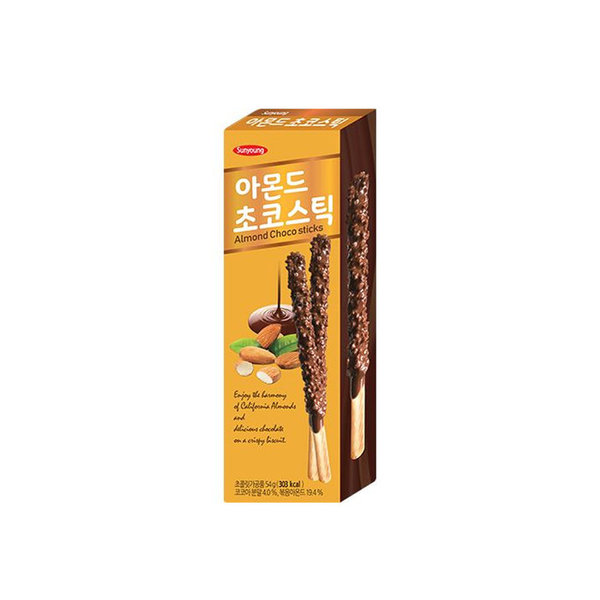 Sunyoung Almond Choco Sticks 54g