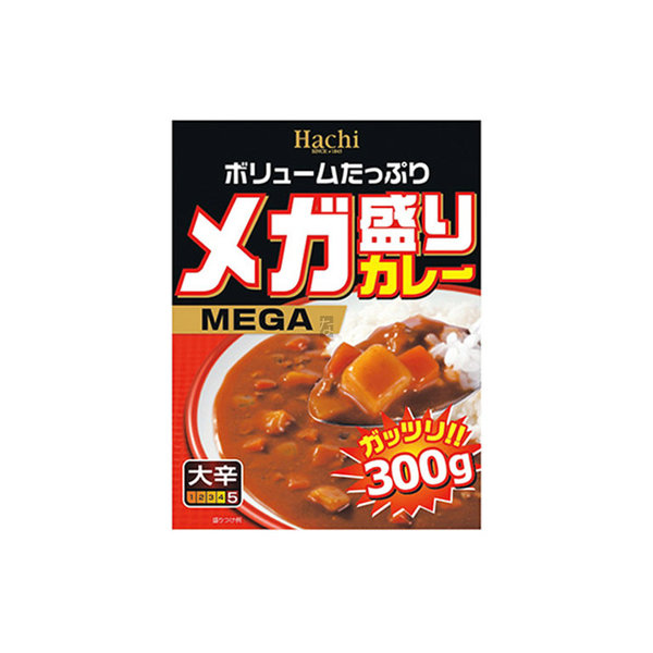 Hachi Megamori Instant Curry Sauce Sehr Scharf 300g