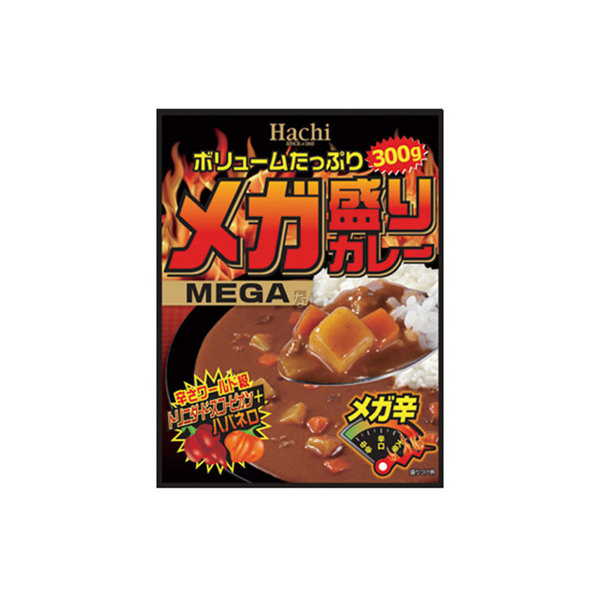 Hachi Megamori Instant Curry Sauce Mega Scharf 300g