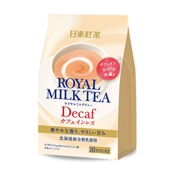 Nittoh Royal Milk Tea Decaf Instant Sticks Entkoffeiniert 125g