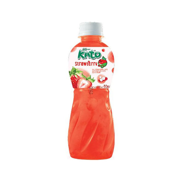 Kato Erdbeere Saft Getränk mit Nata De Coco 320ml