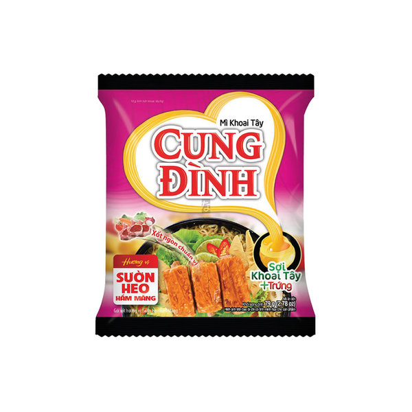 Cung Dinh Instantnudeln Bamboo Shoot Sparerib 79g MHD 28.02.24